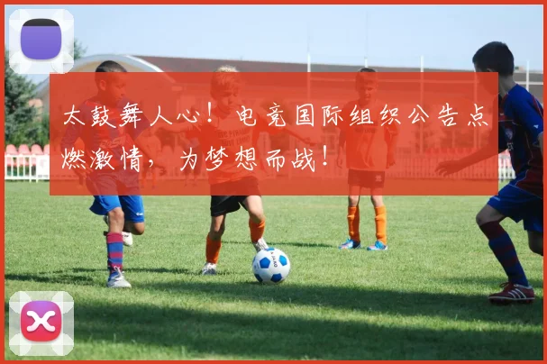 太鼓舞人心！电竞国际组织公告点燃激情，为梦想而战！